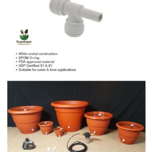 Stem Tee irrigation Connector